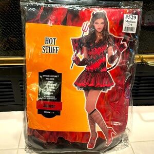 NEW Costumes USA “Hot Stuff” Devil Satan Girl Adult Costume - size M (7-9)